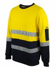 310 Cotton Crew Neck Sweater, Day/Night